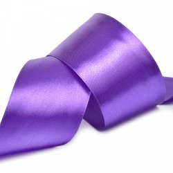 Лента атласная 5 см "Фиолетовый" упак 27,4м